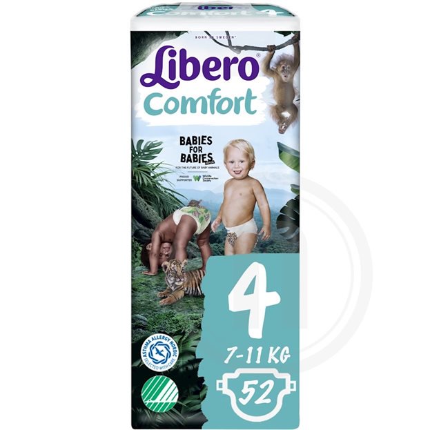 Libero Comfort 4, Blöjor